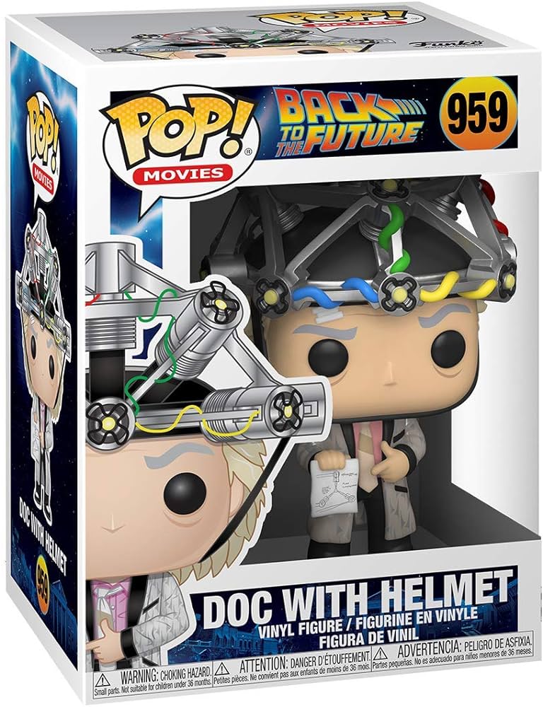 Funko Pop Movies - Doc w/Elmett 959 - Back to the Future Funko POP!