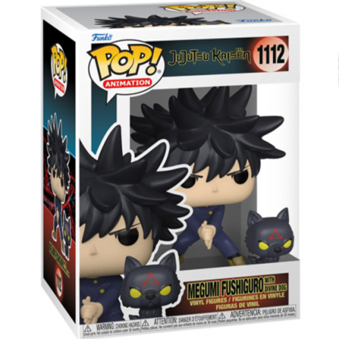 Funko Pop Animation - Megumi Fushiguro with Divine Dog 1112 - Jujutsu Kaisen Funko POP!