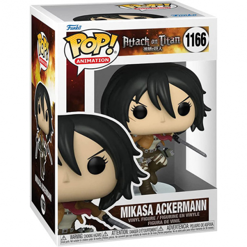 Funko Pop Animation - Mikasa Ackermann 1166 - Attack on Titan Funko POP!