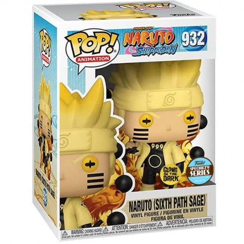 Funko Pop Animation - Naruto (Sixth Path Sage) 932 - Naruto Shippuden (Specialty Series) (Glow in the Dark) Funko POP!