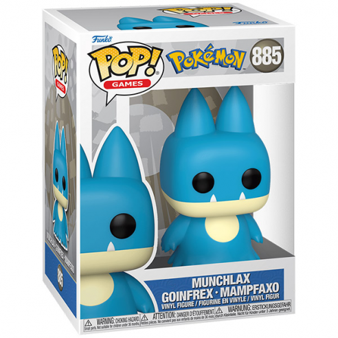 Funko Pop Games - Munchlax 885 - Pokémon Memoria & Pensiero