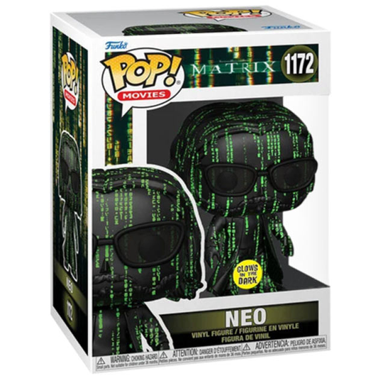 Funko Pop Movies - Neo Code (Glow in the Dark) 1172 - Matrix Funko POP!