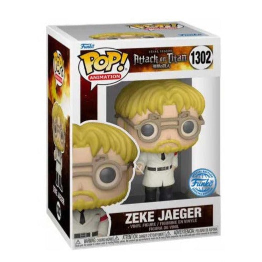 Funko Pop Animation - Zeke Jaeger 1302 Exclusive - Attack on Titan Funko POP!