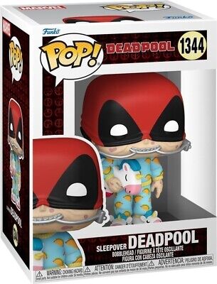 Funko Pop Marvel : Sleepover Deadpool 1344 Memoria & Pensiero